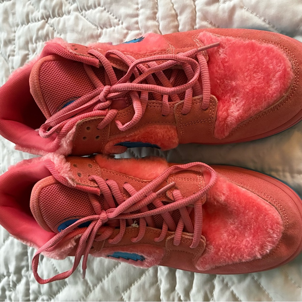 Faux Nike Grateful Dead Pink and Blue Dancing Bear Sneakers